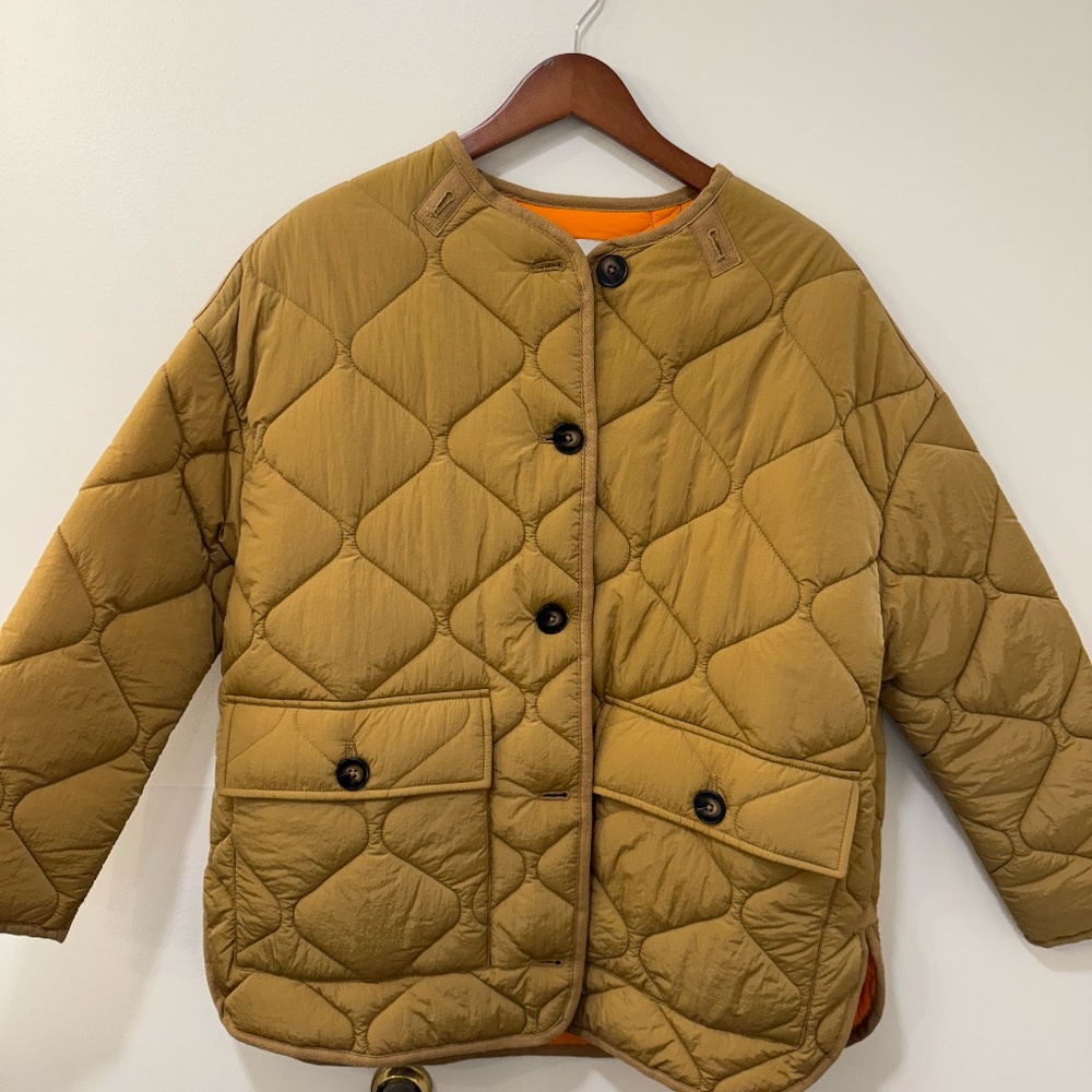 Zara NWT Quilted Coat Jacket